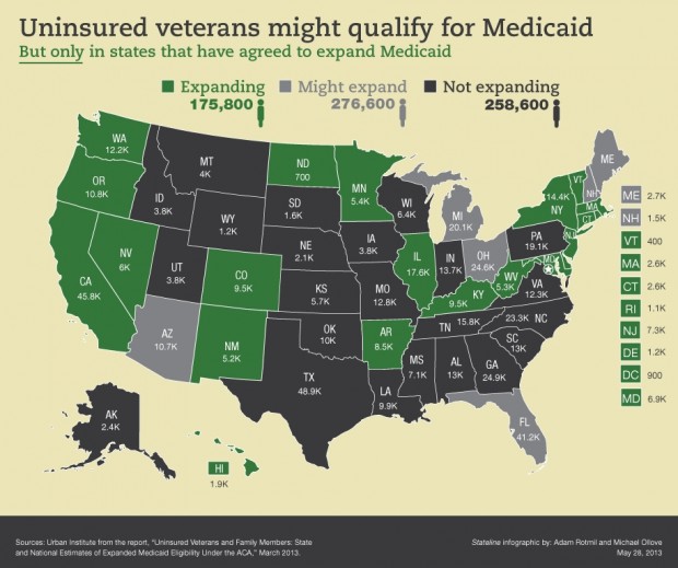 Uninsured Idaho Veterans Affected By Decision Not To Expand Medicaid