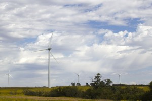 A NextEra Renewable Energy Resources wind farm site near Elk City, Okla.