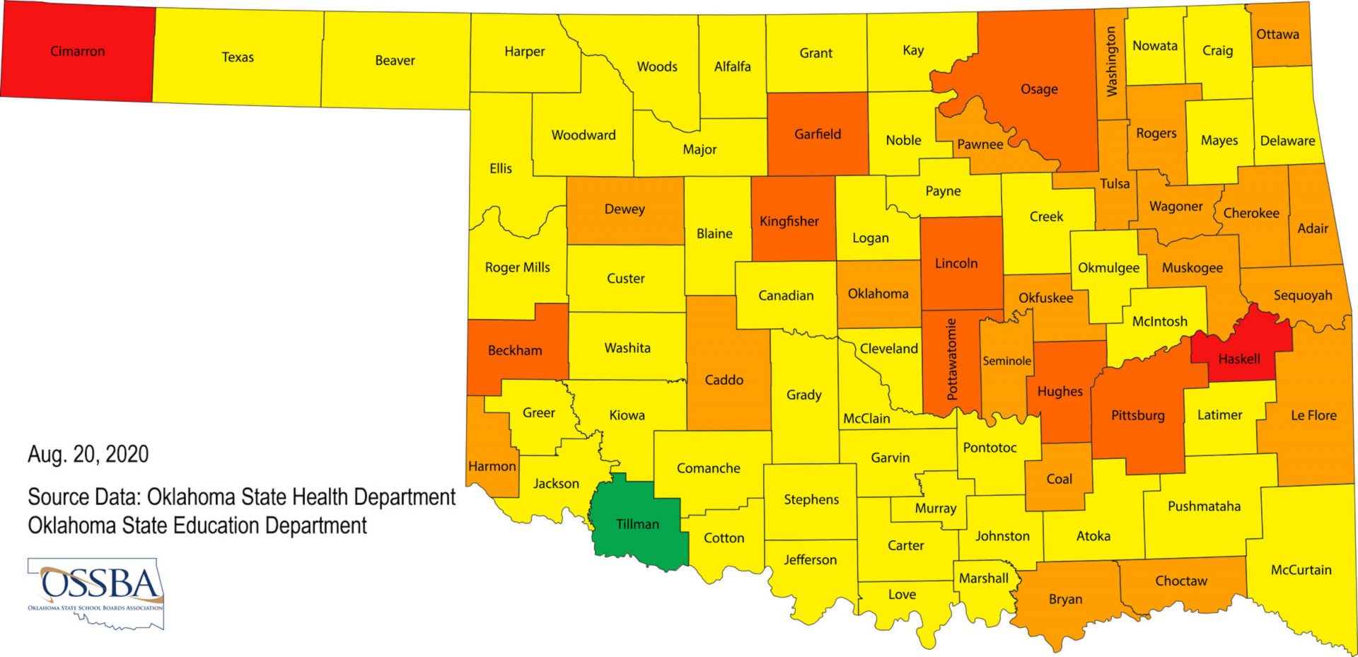 Oklahoma schools COVID19 guidelines are widely ignored by many rural