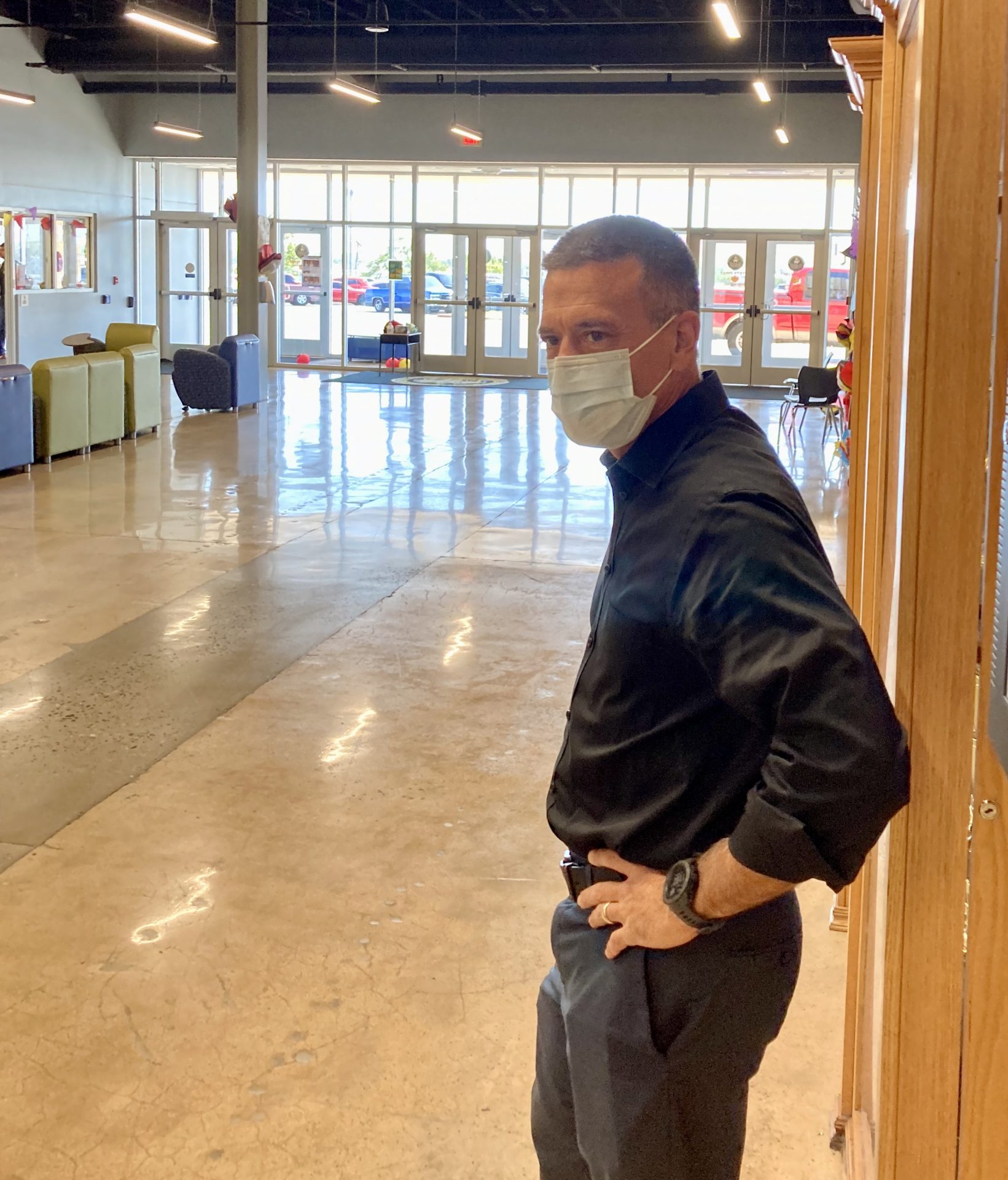 Santa Fe South was the first district to implement a mask mandate in