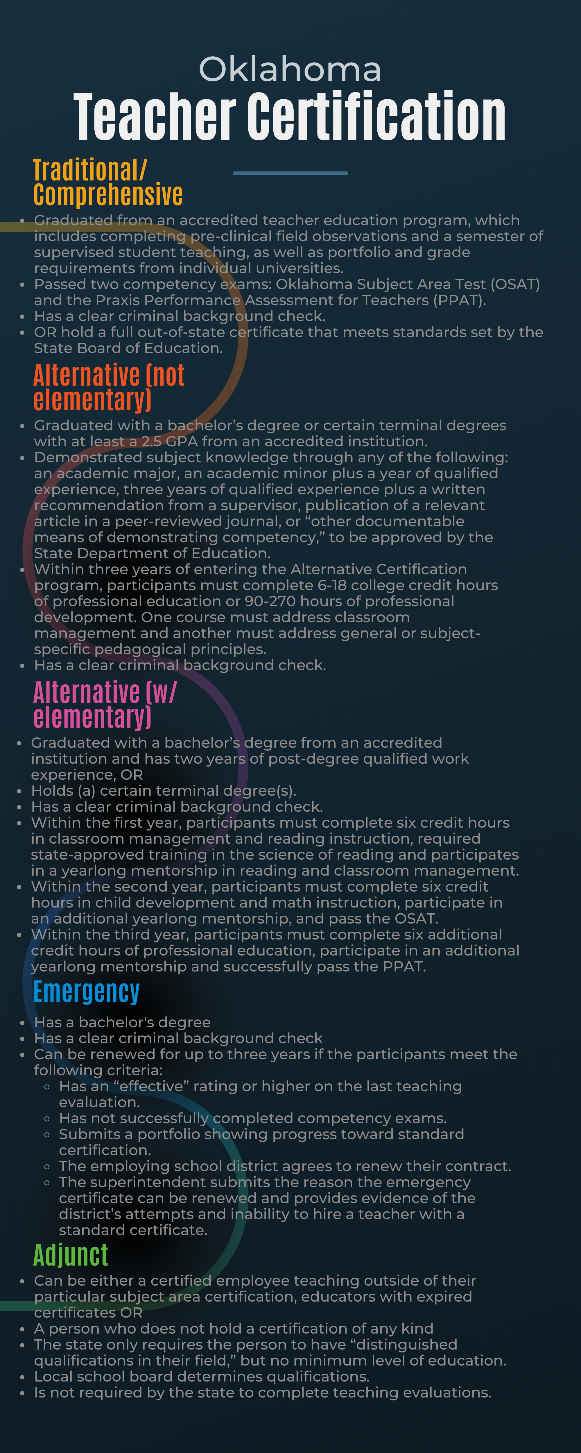 Teacher Certification  Oklahoma State Department of Education