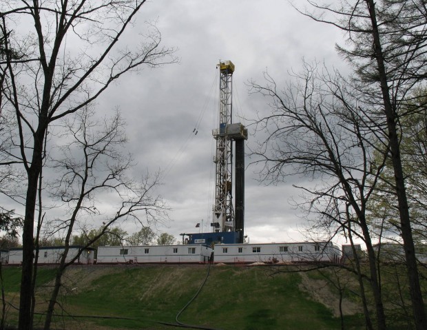 A drill rig in Lycoming County.