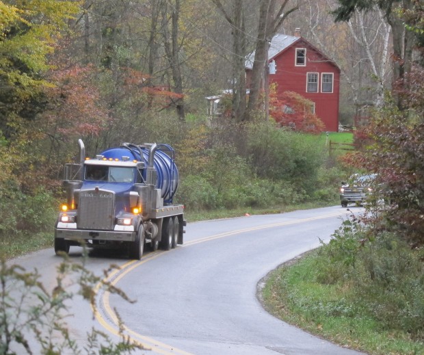 The impact fee has helped fund rural road repairs resulting from drilling related truck traffic. 