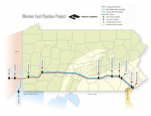 Plaintiffs say Sunoco Logistics has no right to assert eminent domain to acquire land for its planned Mariner East 2 pipeline across Pennsylvania.