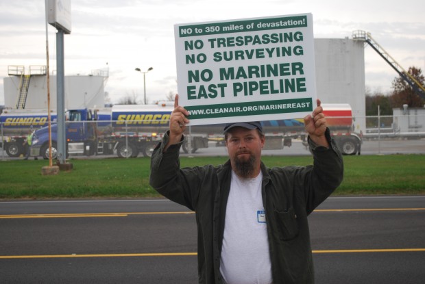 mechanicsburg mariner east protester