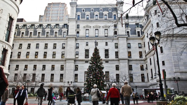 Despite warm weather, some at City Hall say they are still looking forward to the holiday. 