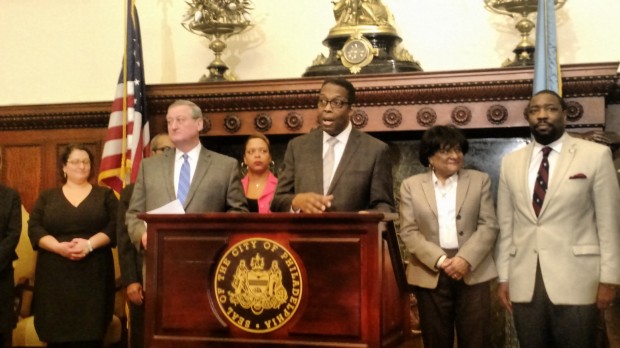 Philadelphia City Council president announced a $1 billion plan to invest in energy efficiency projects he says will create up to 10,000 jobs. 
