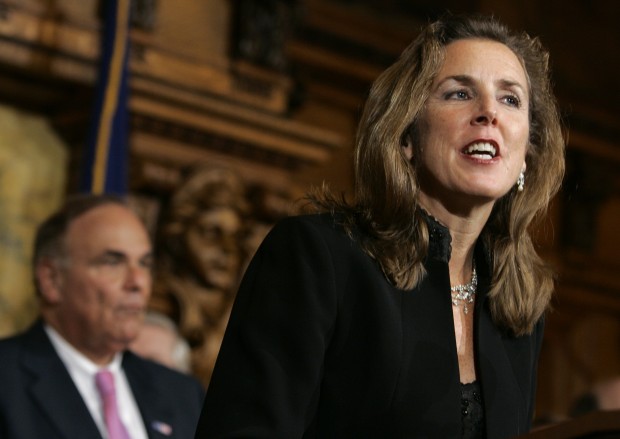 Democratic Senate candidate Kathleen McGinty has been drawing criticism from her competitors over her handling of the fracking boom during her time as Secretary of Pennsylvania's Department of Environmental Protection under Governor Ed Rendell.