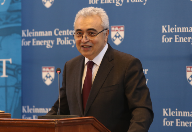 Fatih Birol, Executive Director of the International Energy Agency, speaking in Philadelphia Thursday.