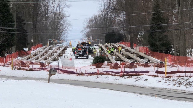 Sunoco/ETP's Mariner East 2 construction site in West Whiteland Township, Chester County. Critics doubt that the DEP's decision to lift a stop-work order will ensure fewer environmental violations when construction resumes.