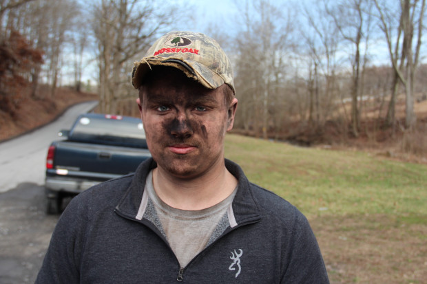 Austin Turner, 19, of Gladesville, W. Va. is one of 370 miners getting laid off at the 4 West Mine in Mt. Morris, Pa. Photo: Reid R. Frazier