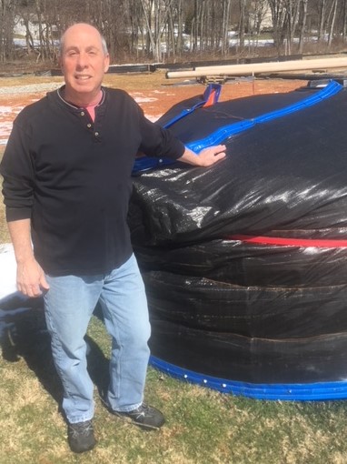 Bob Hoffman of Edgmont Township, Delaware County, says he's OK with a water 'buffalo' that Sunoco installed outside his home. It's to ensure a supply of clean water in case his private well is disrupted by drilling for the Mariner East pipelines.