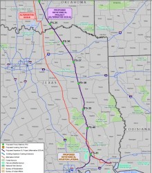 Where the Keystone XL Pipeline Would Go Through Texas | StateImpact Texas