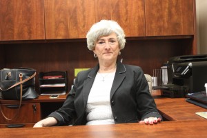 Brenda Talbert is in charge of the county chamber of commerce. She thinks oil prices are will rebound soon. 